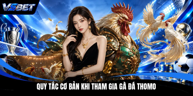 Quy tắc cơ bản khi tham gia gà đá Thomo